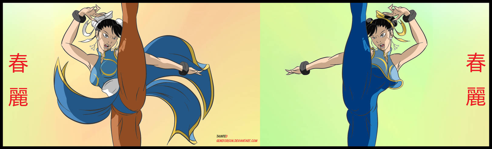 Chun Li ~Rage Kick Duo~ Cropped