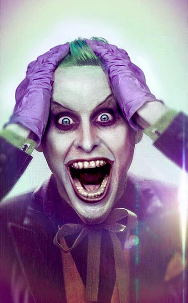 Jared Leto Joker retouch with suit