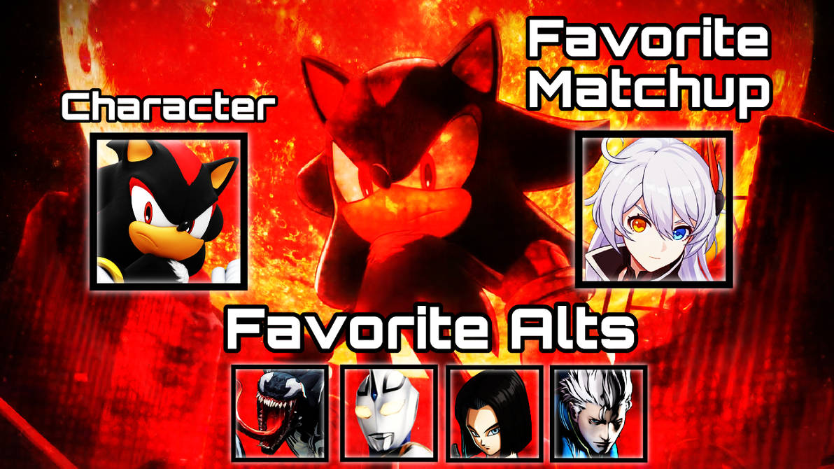 Shadow Halftone Rivals Favorite Match-Ups for Shadow by YeroTheHero on DeviantArt