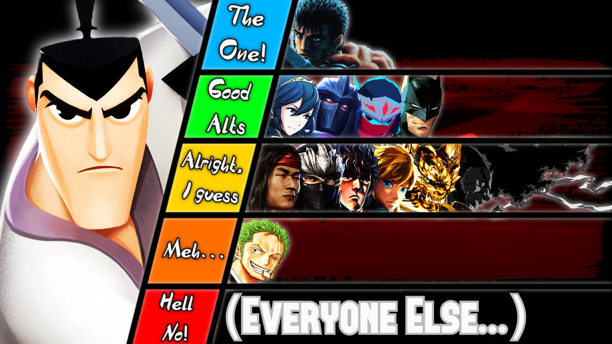 Samurai Parallel All Races Tier List Samurai Jack Match-Up Tier-List by YeroTheHero on DeviantArt