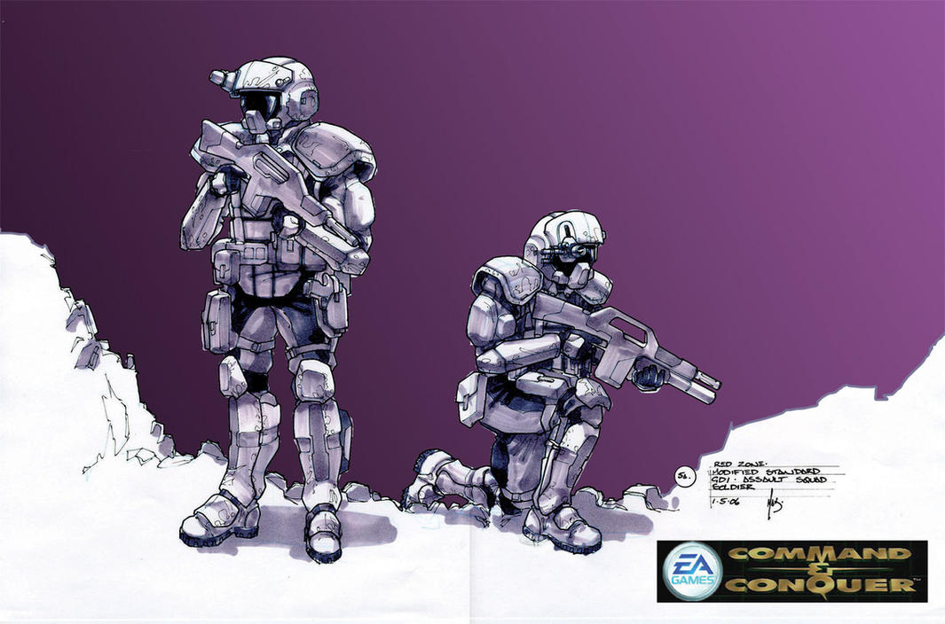 GDI Assault Squad Soldier by HK-887 on DeviantArt