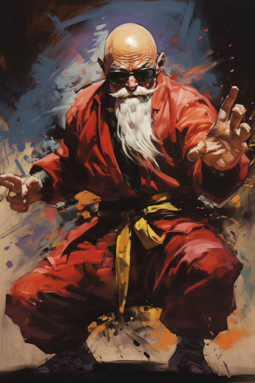 Master Roshi by Adehenne on DeviantArt