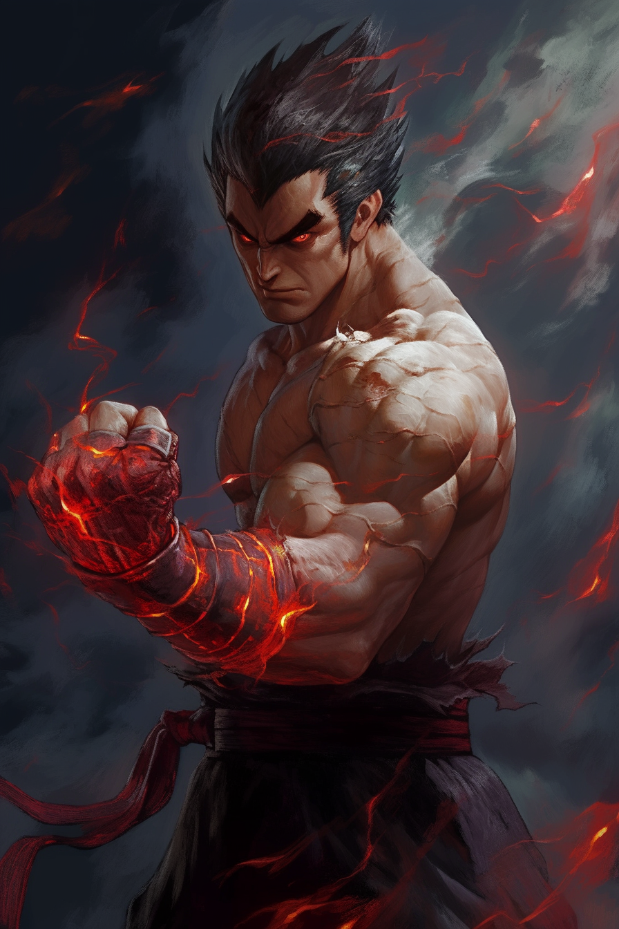 Kazuya Mishima by TotallyNotIncina on DeviantArt