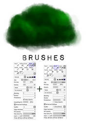 PaintTool SAI brush settings 2 (tree)