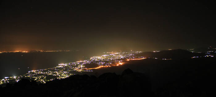 Mountain top chios scenery