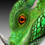 green dragon head