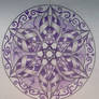 Purple Mandala Zentangle 2