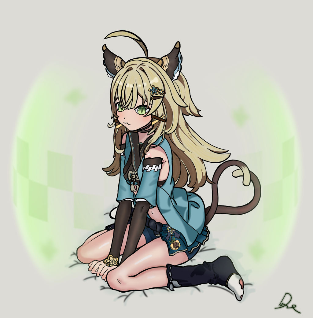 Kiara/Momoka Genshin Impact fanart by Dareartsofficial on DeviantArt