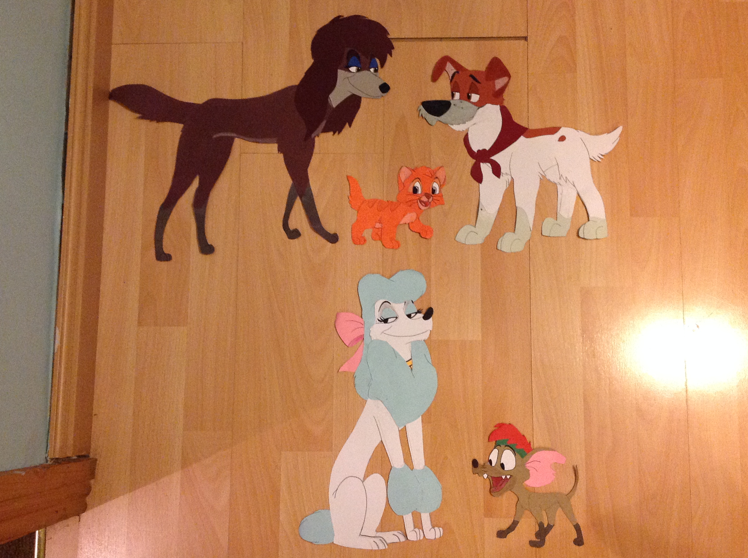 Disney Paper Characters: Oliver and Company