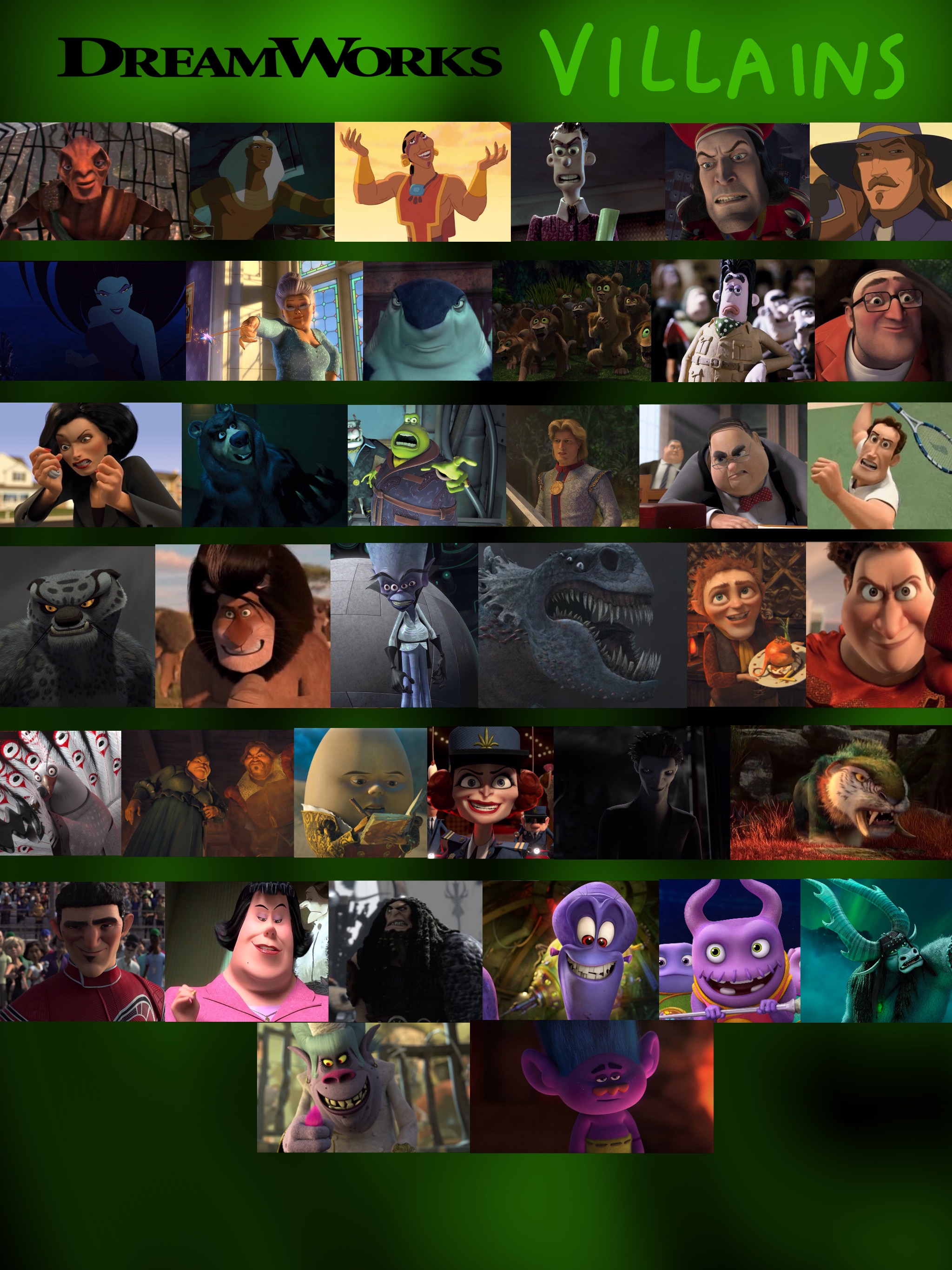 DreamWorks Villains by JustSomePainter11 on DeviantArt
