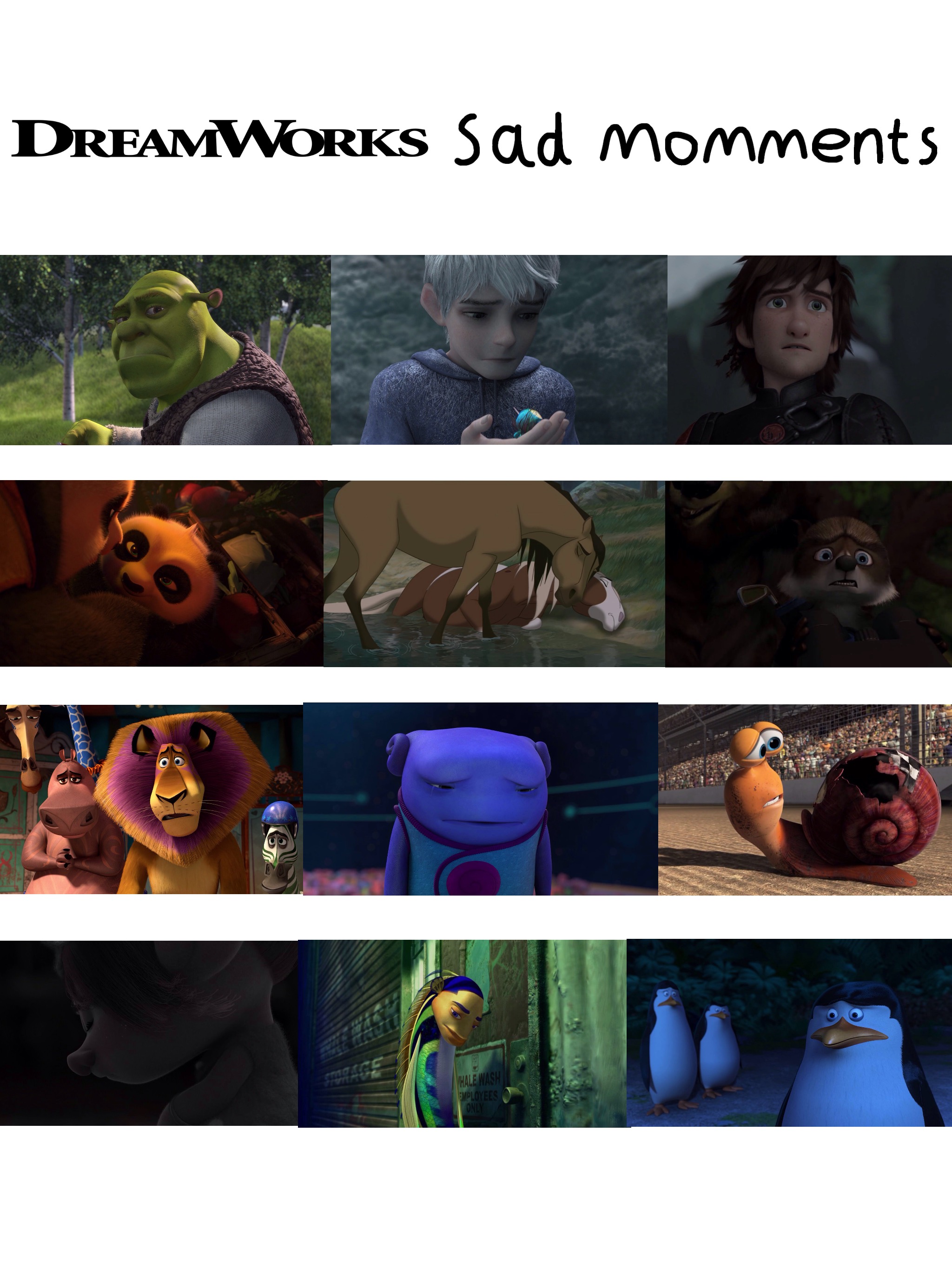 Dreamworks Sad Momments