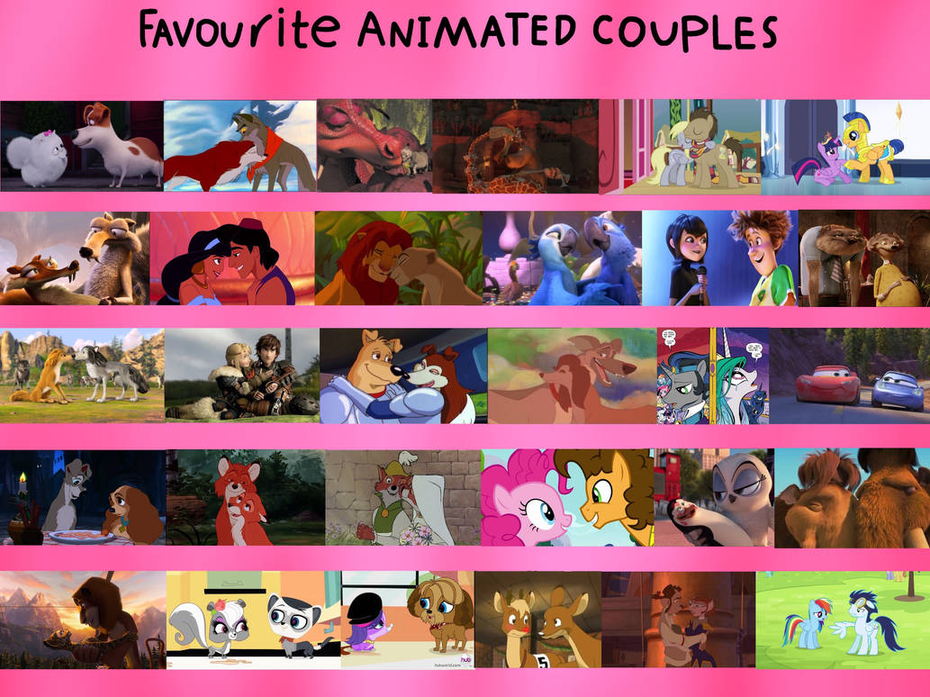 Favourite Animated Couples by JustSomePainter11 on DeviantArt