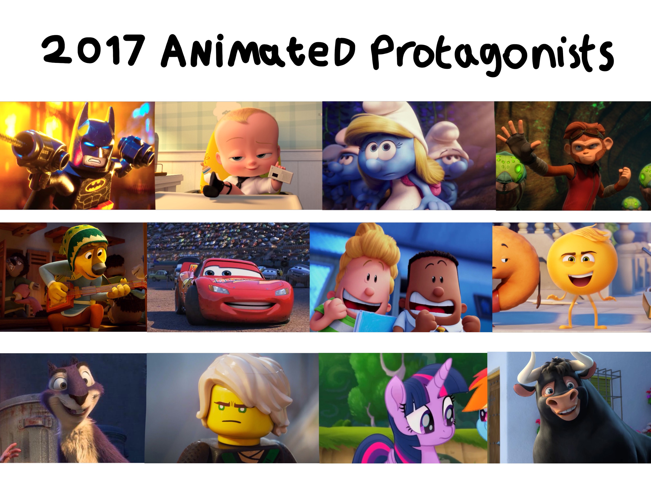 2017 Animated Protagonists by JustSomePainter11 on DeviantArt
