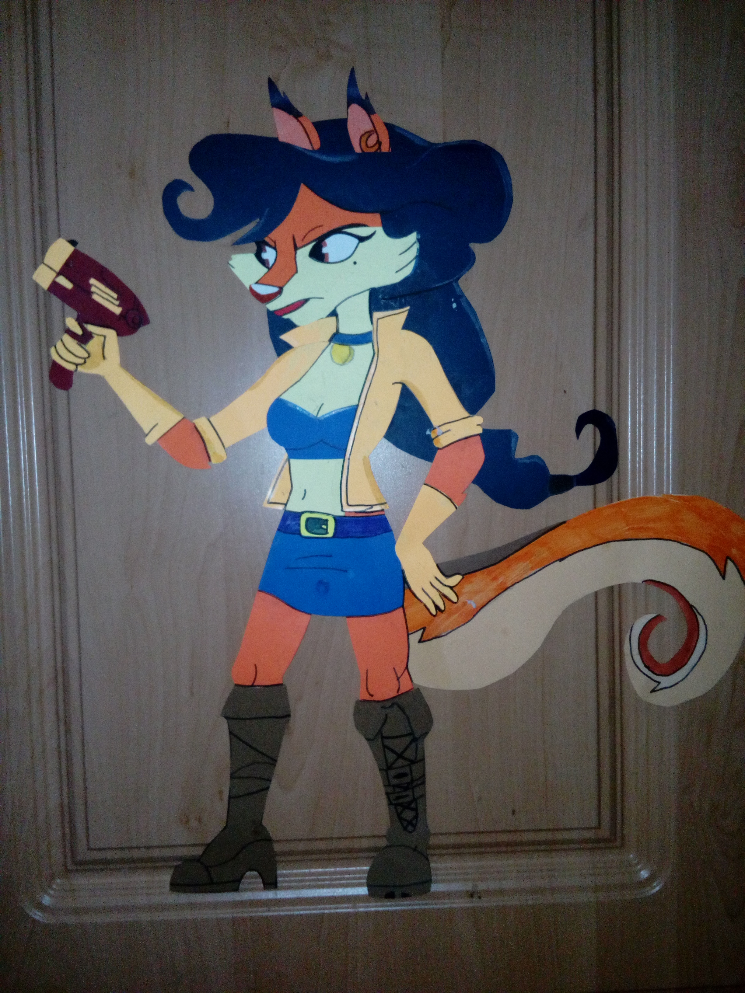 Paper Characters: Carmelita Fox