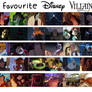 Favourite Disney Villains (version 2)