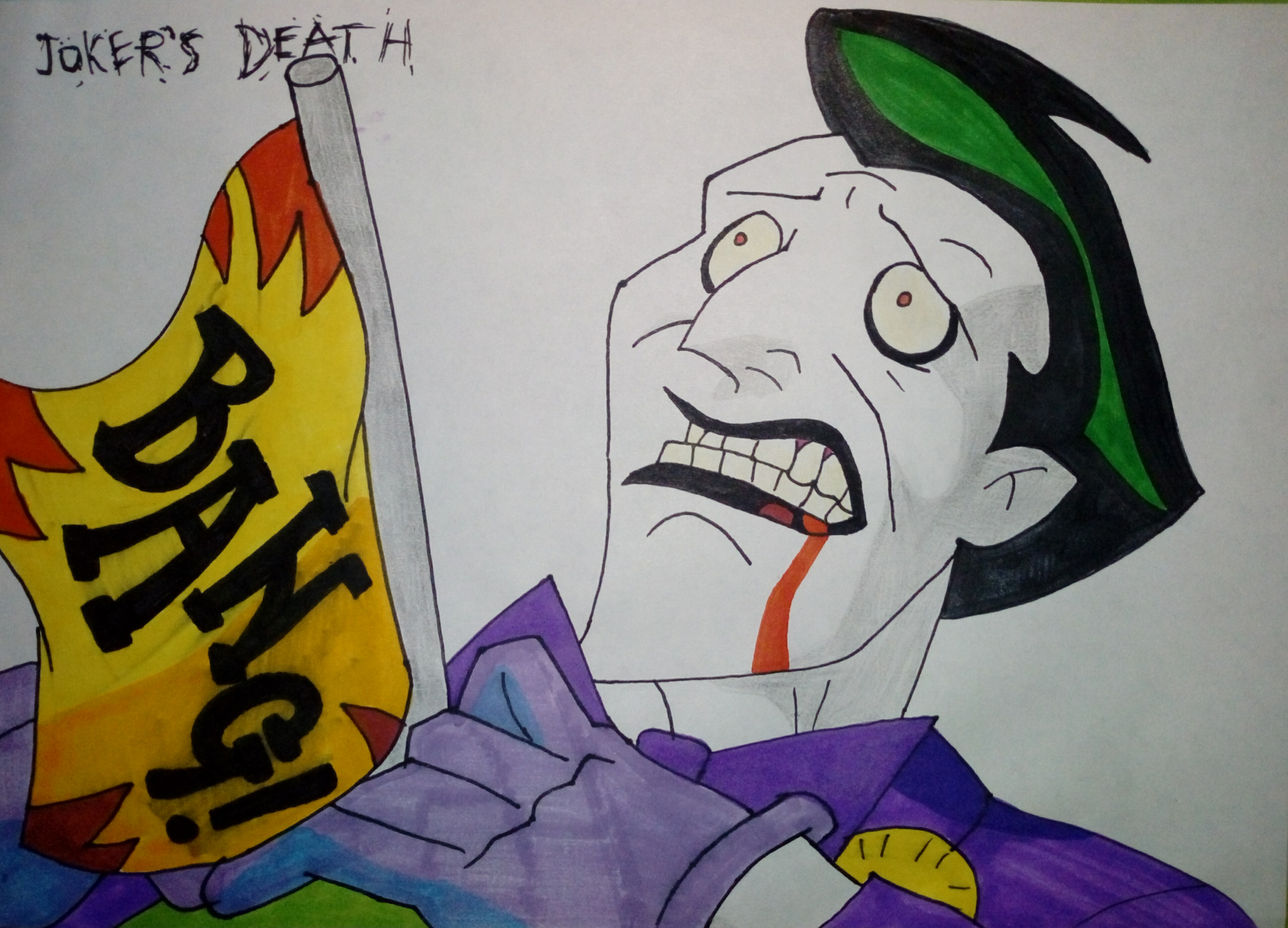 Joker's Death by JustSomePainter11 on DeviantArt