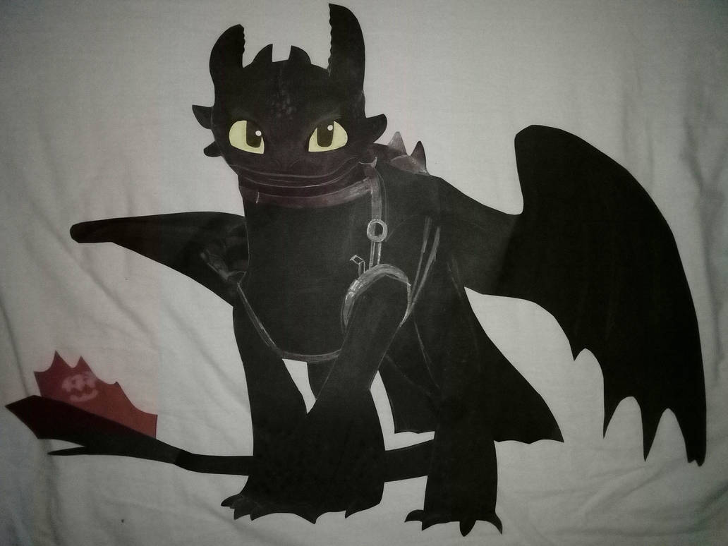 Paper Characters: Toothless (HTTYD2) by JustSomePainter11 on DeviantArt