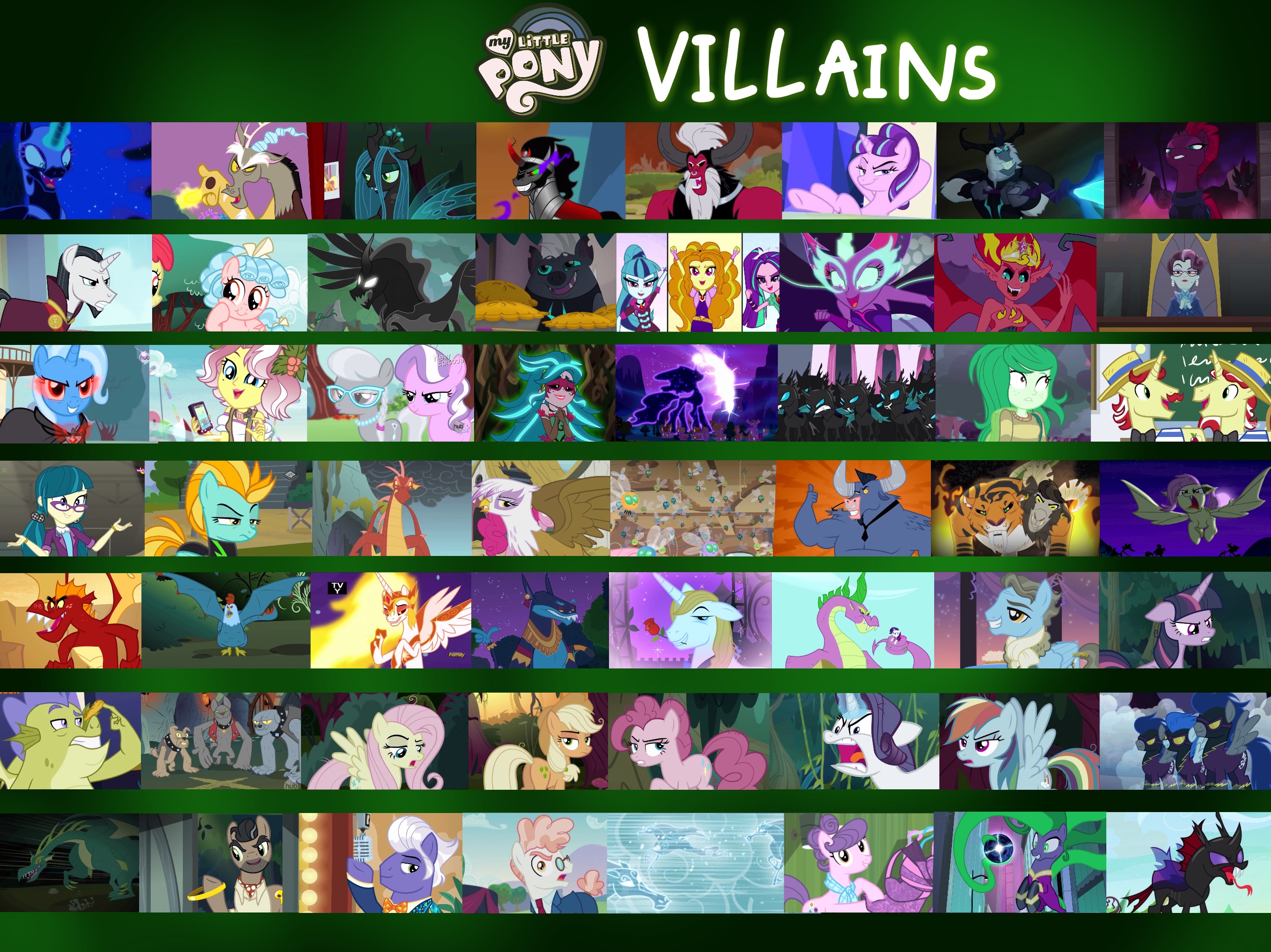 MLP Villains (Version 2) by JustSomePainter11 on DeviantArt
