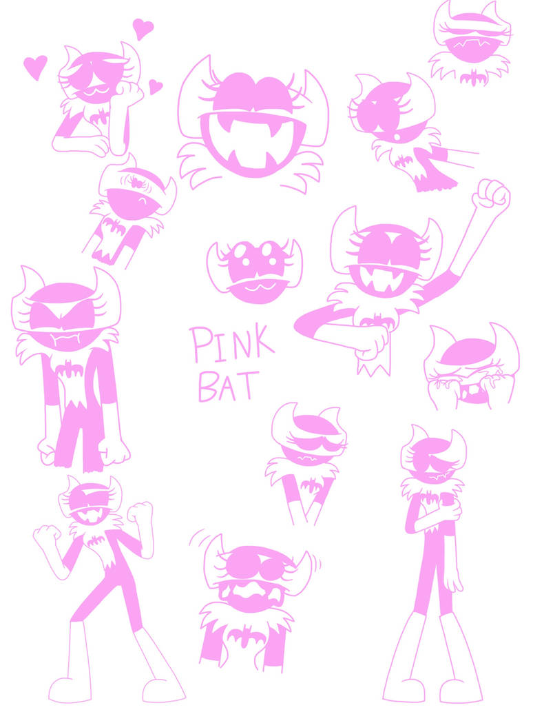 Pink Bat by JustSomePainter11 on DeviantArt