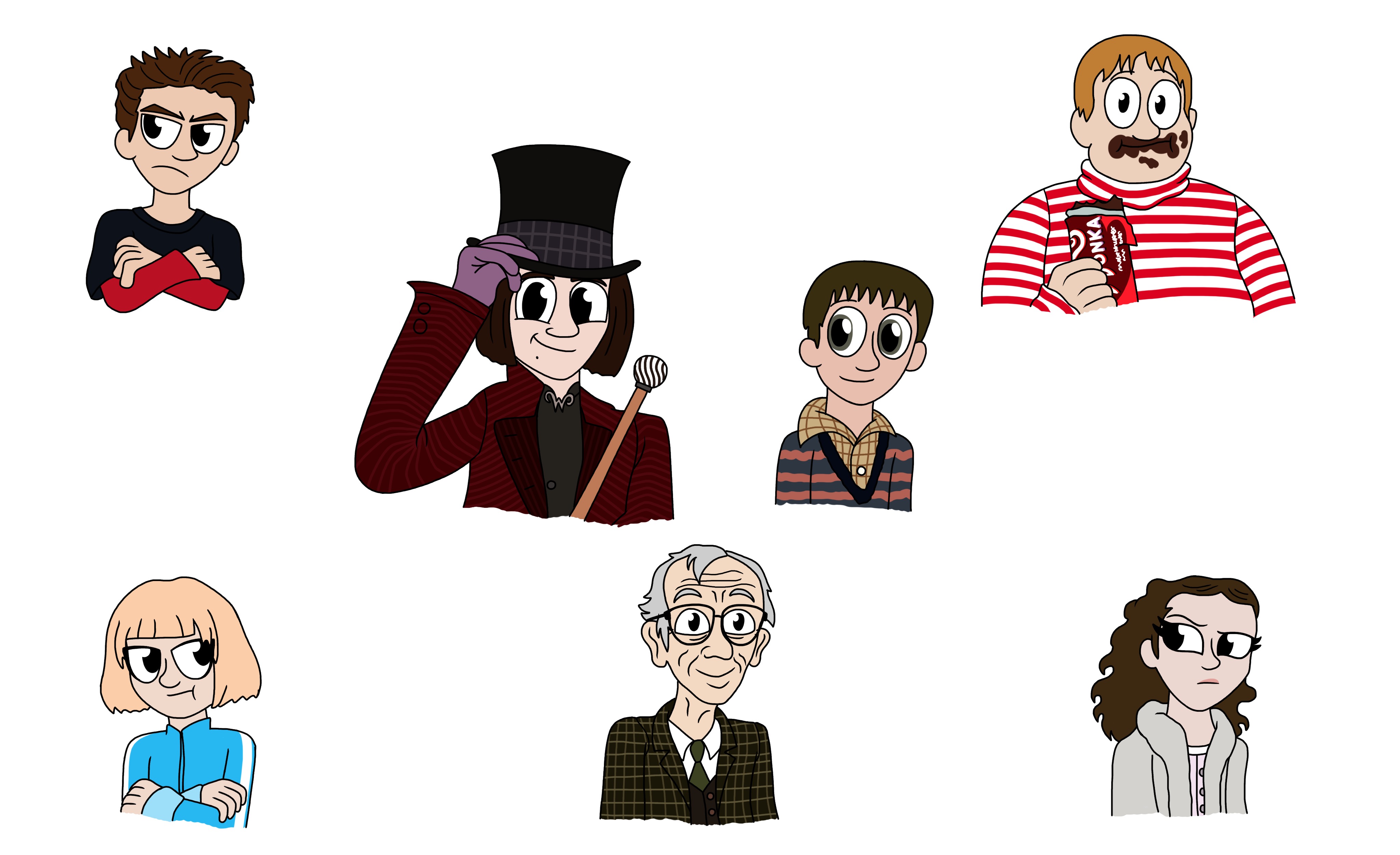 Charlie and the Chocolate Factory (my style) by JustSomePainter11 on DeviantArt Charlie and the Chocolate Factory (my style) by JustSomePainter11 on DeviantArt