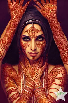 Mehndi Mandala Bride