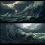 Ocean Storm Sketches