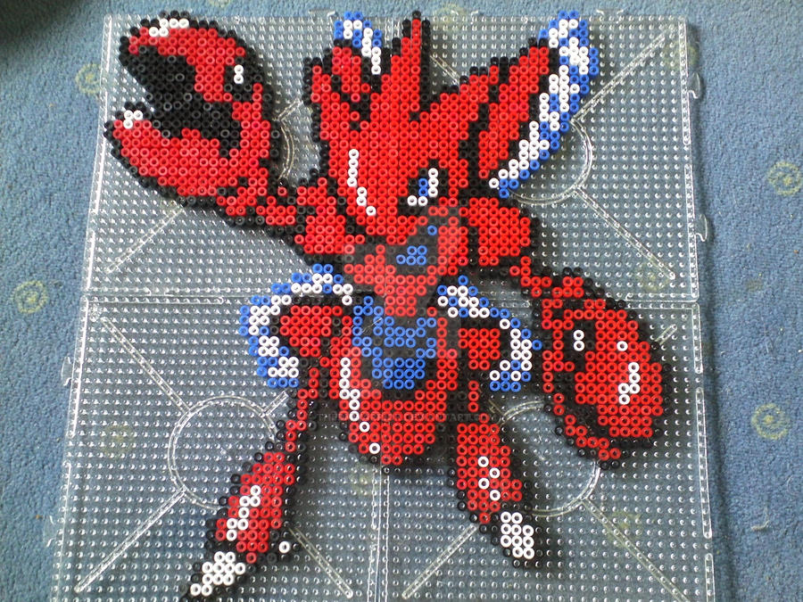 Scizor perler unironed