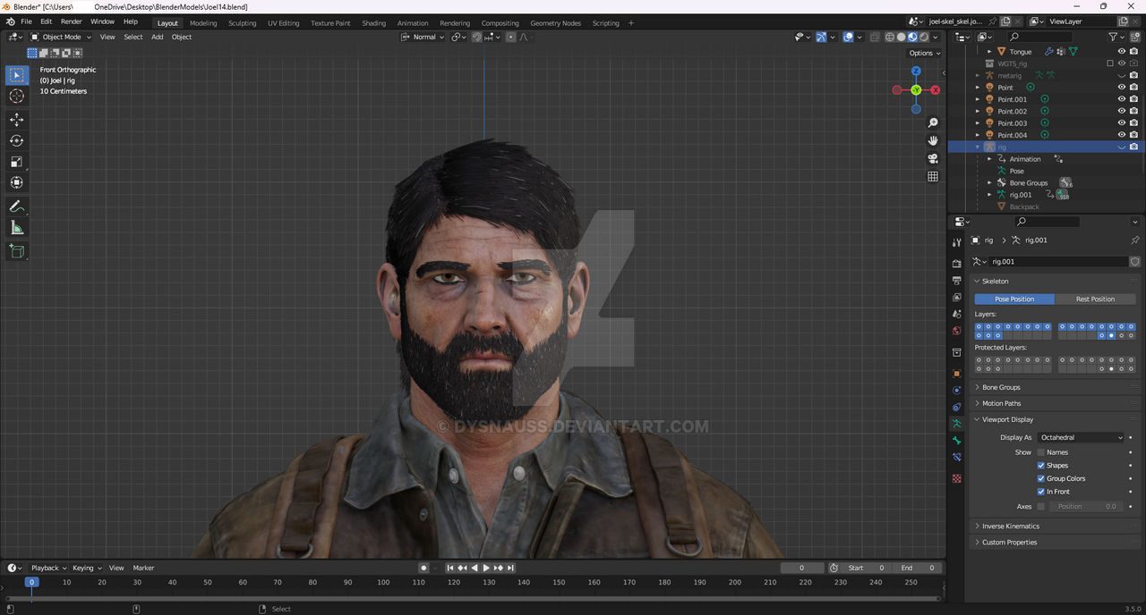 The Last Of Us Part II models - Joel by Fonzzz002 on DeviantArt