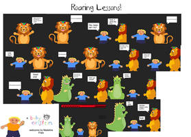 Baby Einstein webcomic - Roaring Lessons