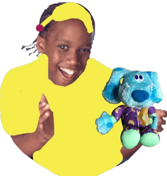 Nighttime Nick holds Singing Bedtime Blue