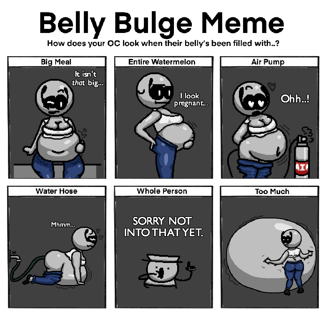 Belly Bulge Meme - Dee by Yambedoodle on DeviantArt