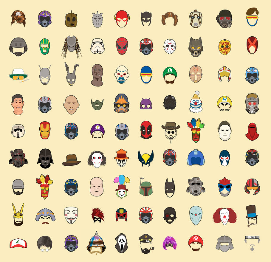 Pop Culture Icons by TomExton on DeviantArt