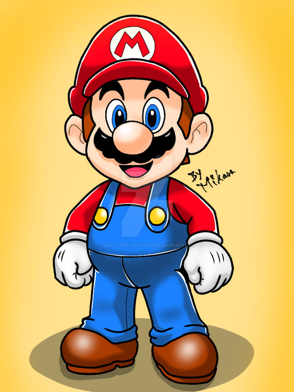 Nice Mario Mario artwork by VioletteIllustrates on DeviantArt