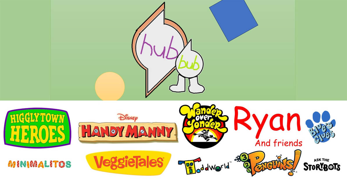 Hubbub Cartoon Hub-Bub Lineup by sandra8400 on DeviantArt