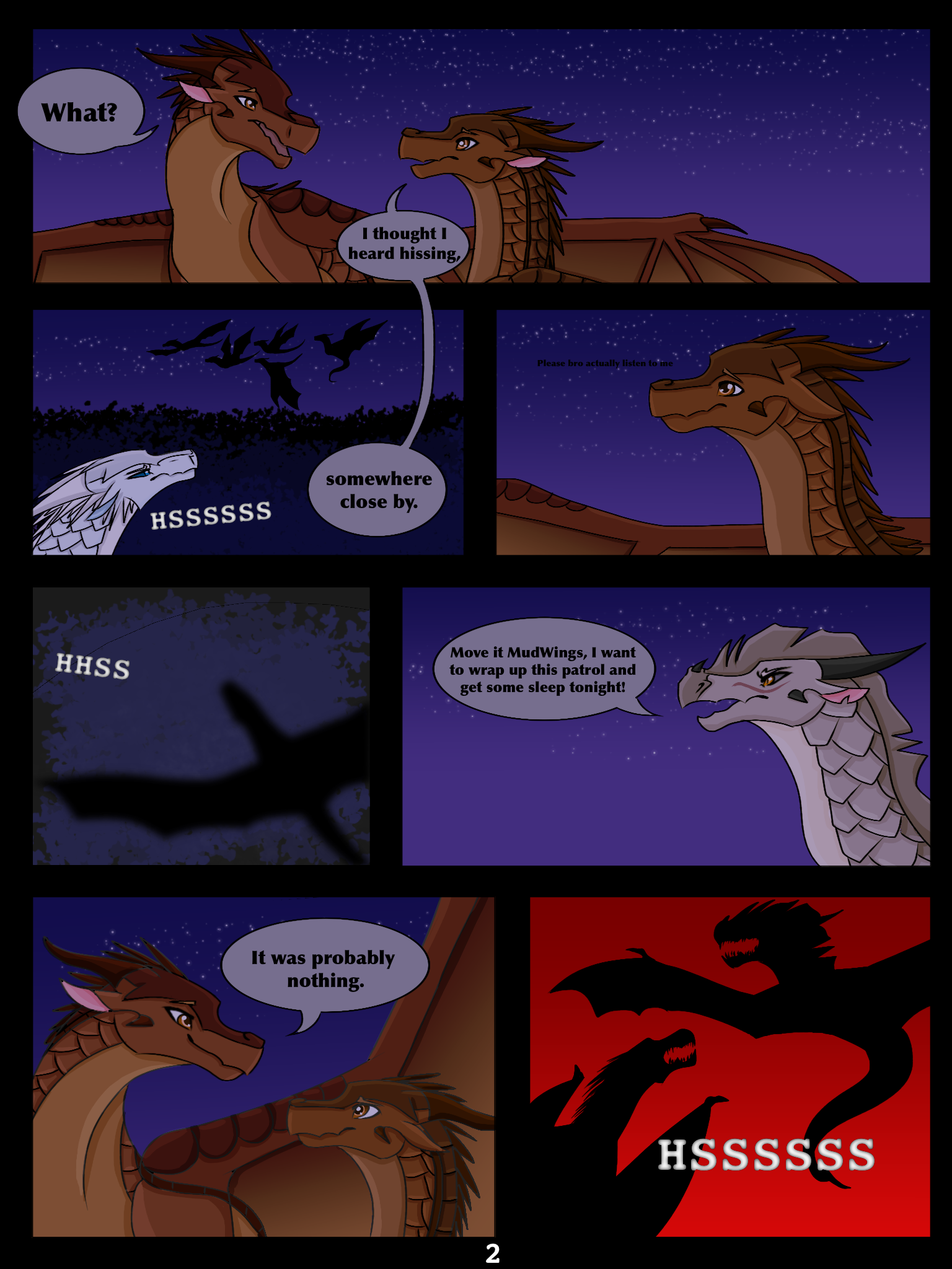 The Dark Secret Prologue Comic Page 2