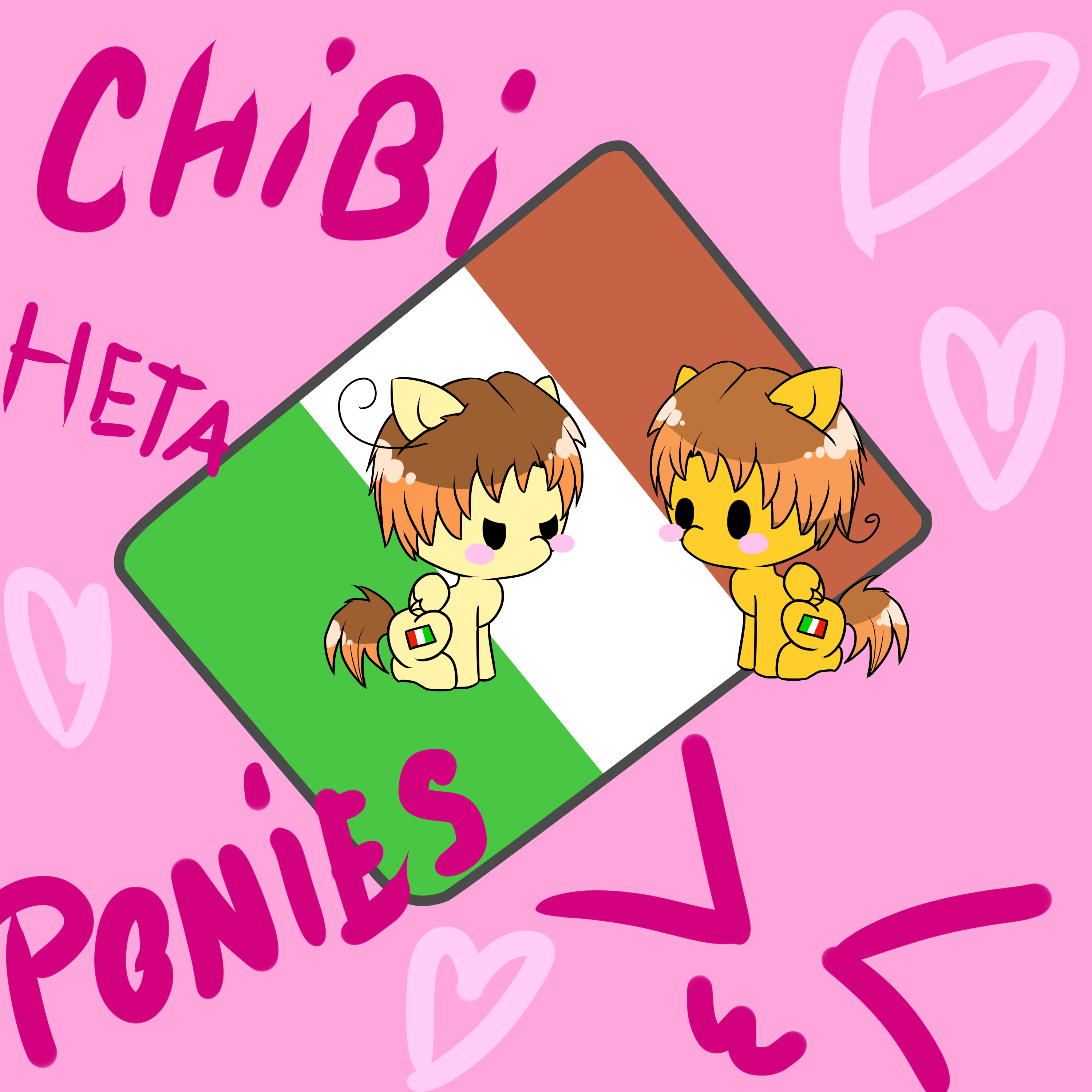 Chibi Pony Italy Brothers