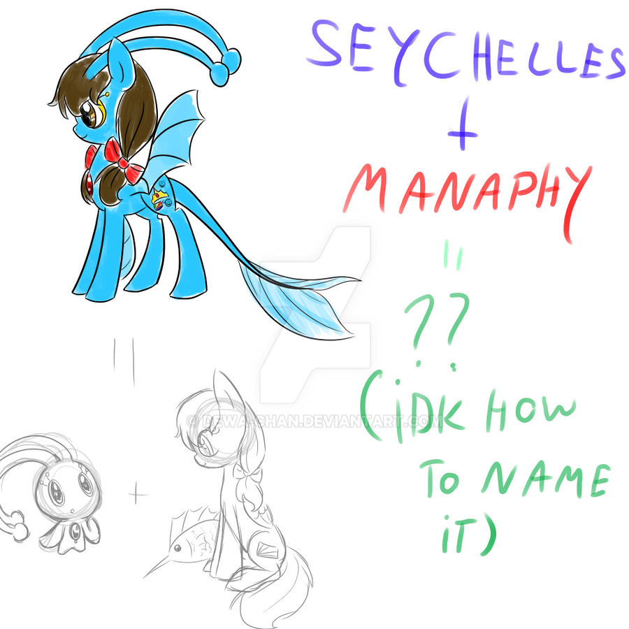 My Little Hetamon: Seychelles+Manaphy