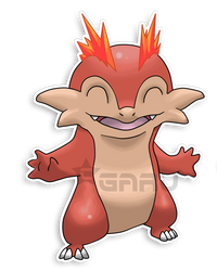 The Fire Newt Fakemon