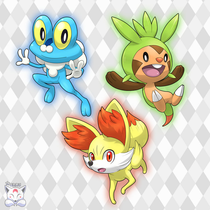 Pokemon Starter Gen VI By Neliorra On DeviantArt pokemon-starter-gen-vi-by-neliorra-on-deviantart