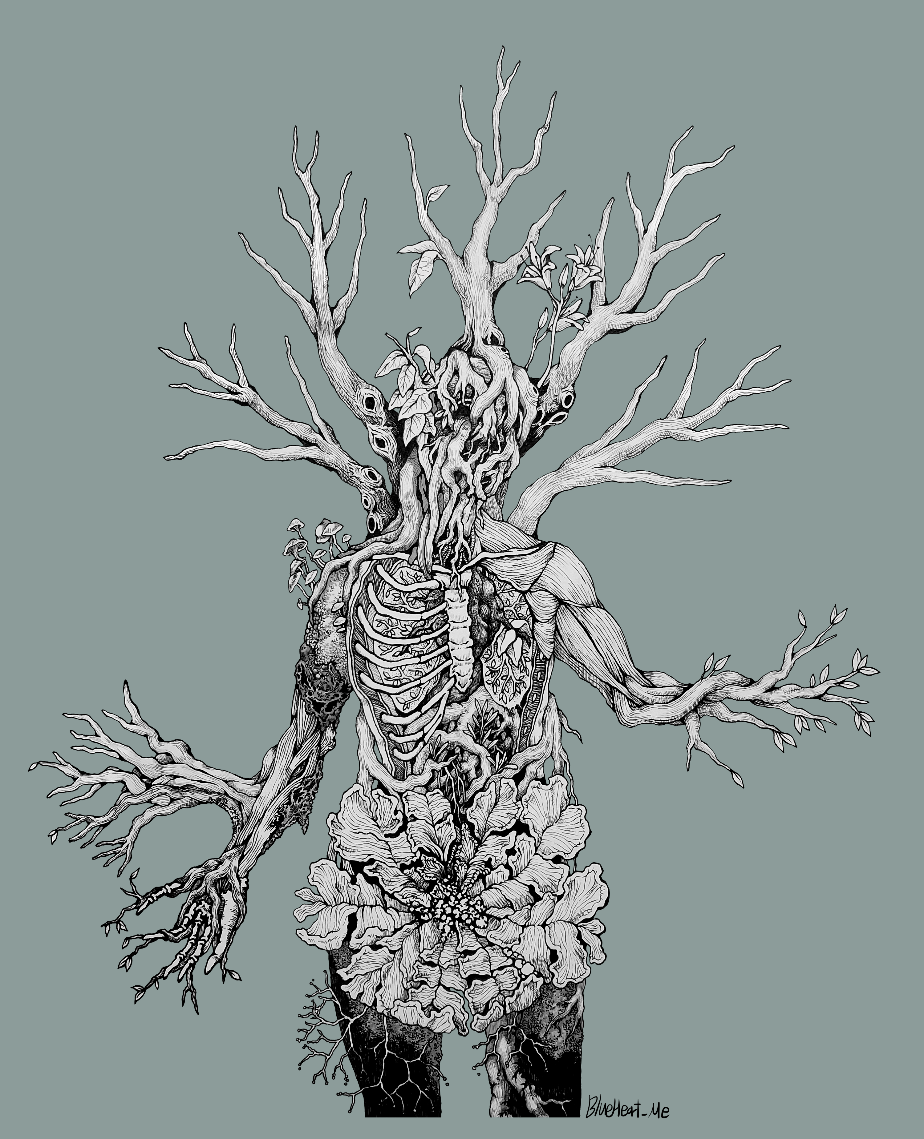 Tree Cross Human The Tree, The Human by BlueHeartMe on DeviantArt