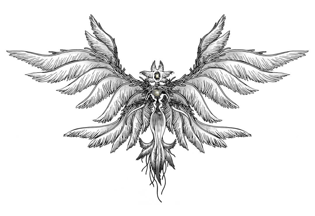 Winged Creature Patterns Winged Creature by BlueHeartMe on DeviantArt
