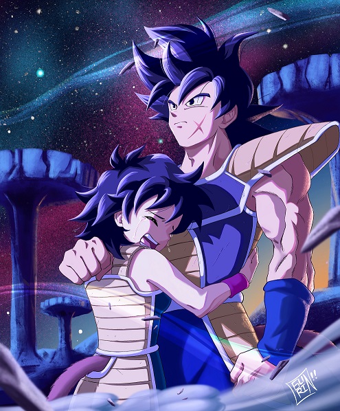 Bardock y Gine by WhysoGurin on DeviantArt Bardock y Gine by WhysoGurin on DeviantArt