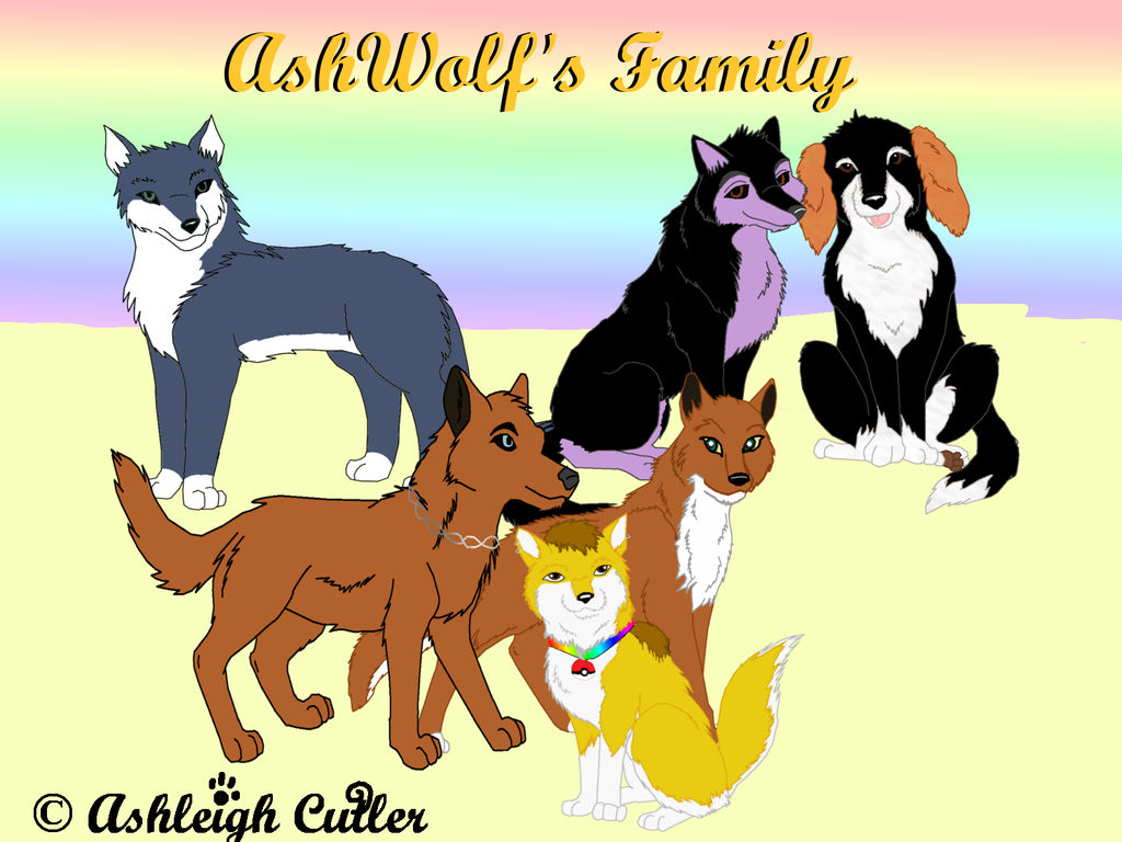 Ash Wolves AshWolf's Family by AshWolf-Forever on DeviantArt