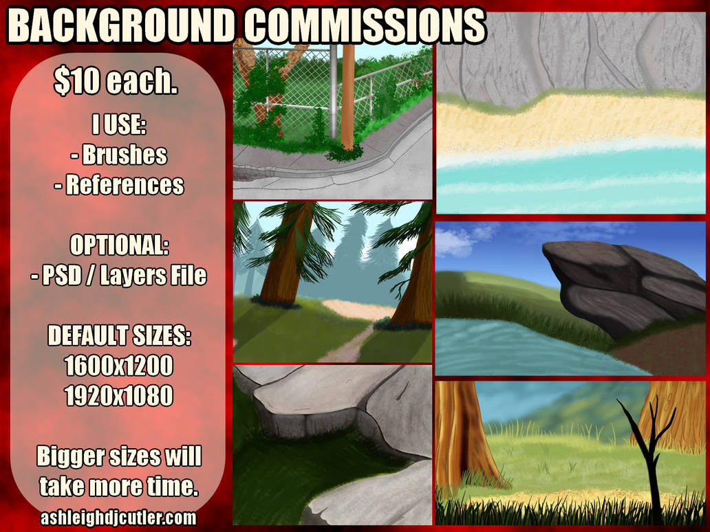 Background Commissions!