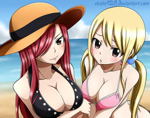 Fairy Tail 441 - Erza and Lucy