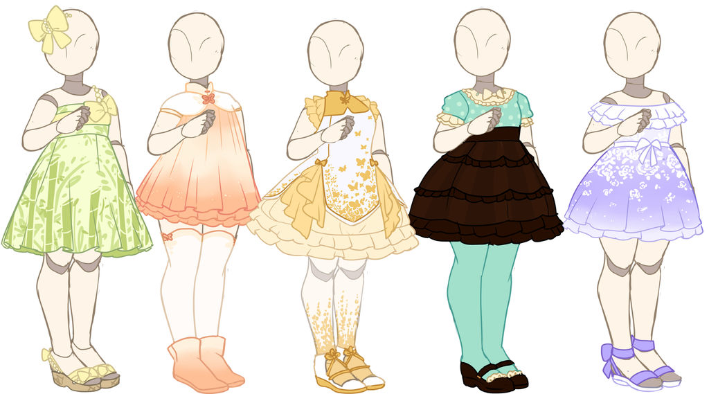 REPRICED! Outfit Adopts [CLOSED]