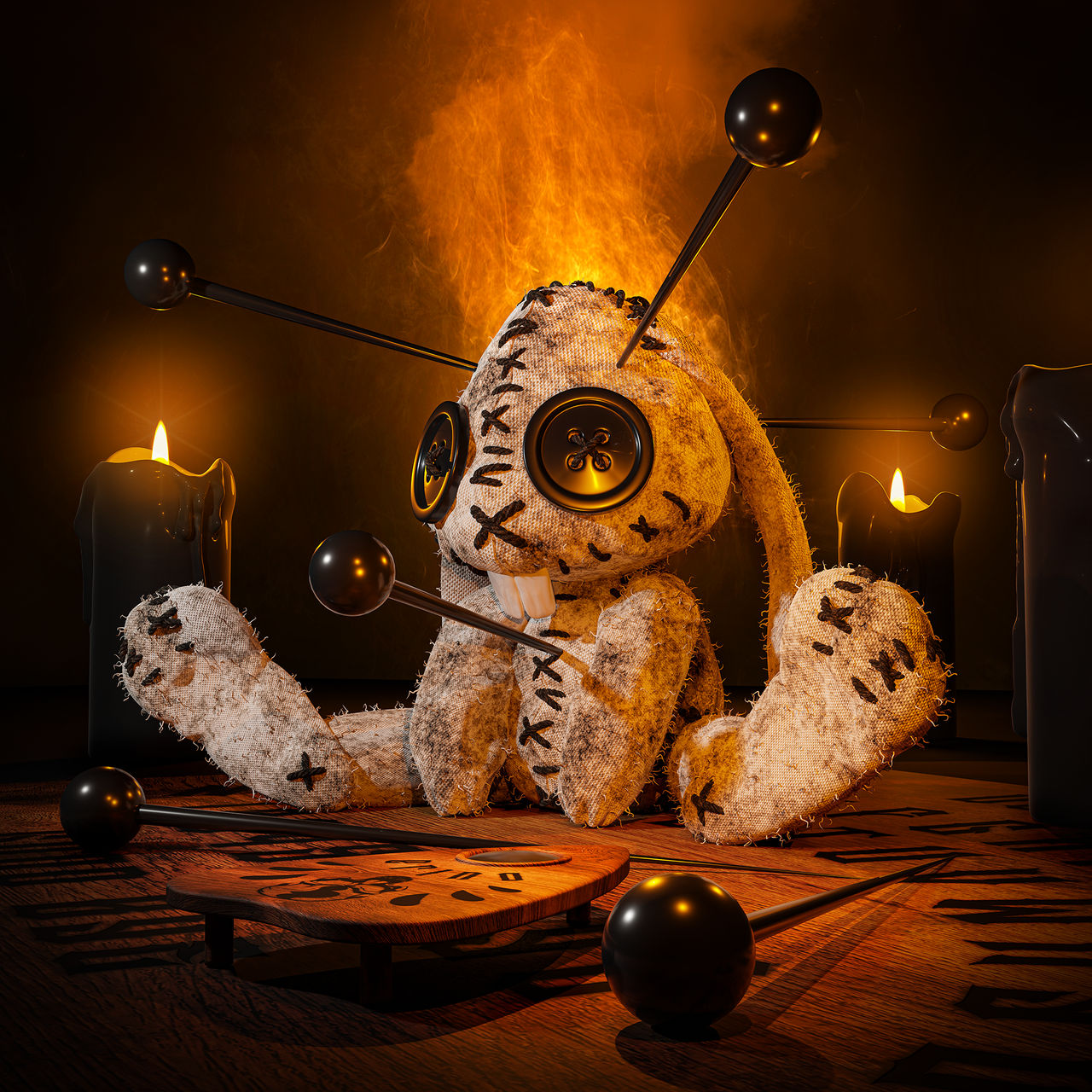 Voodoo Bunny by PierreLamarre on DeviantArt