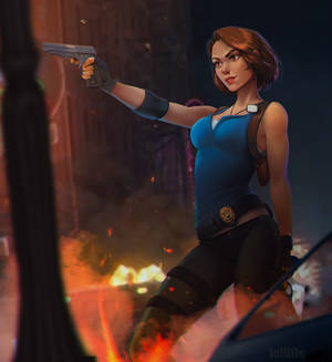 |Jill Valentine fanart.