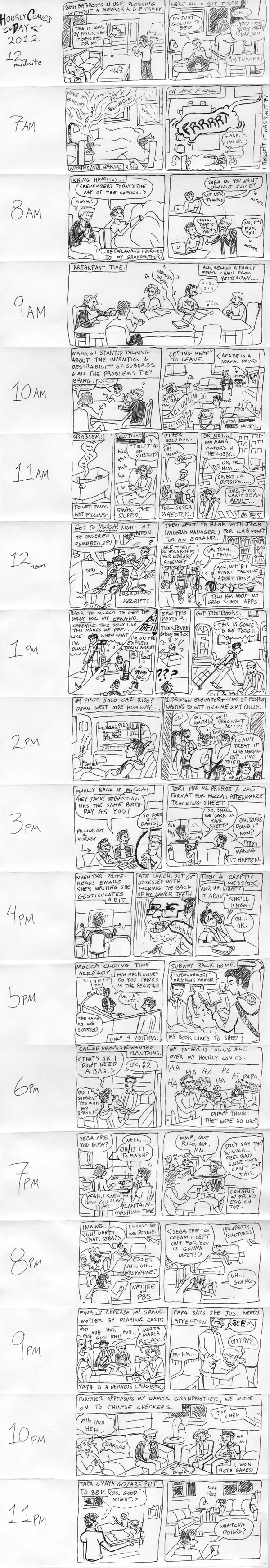 Hourly Comics Day 2012