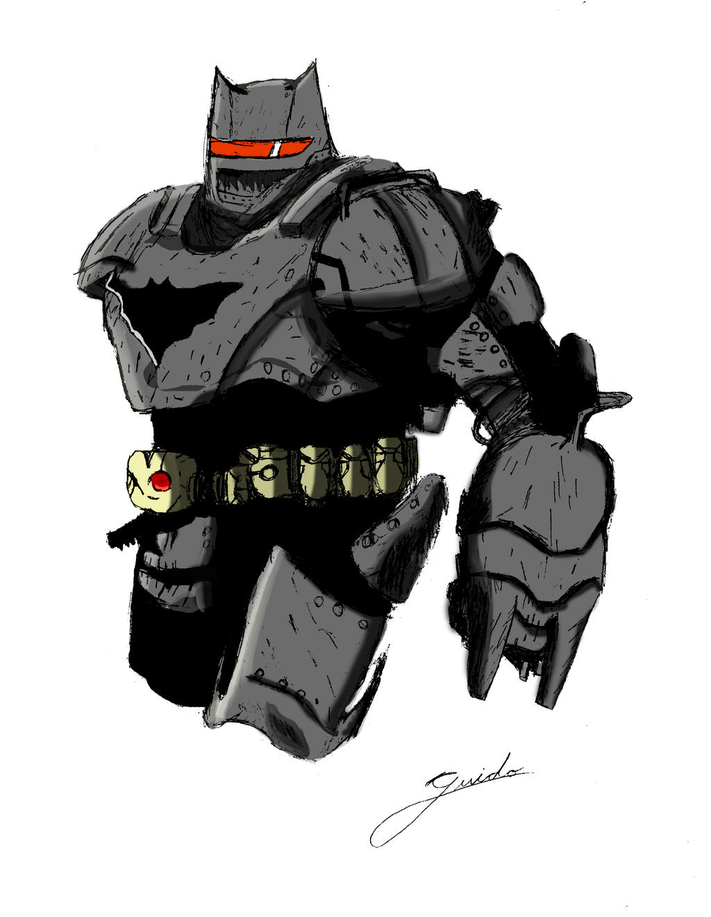 Batman armadura metal color by Lousan22 on DeviantArt